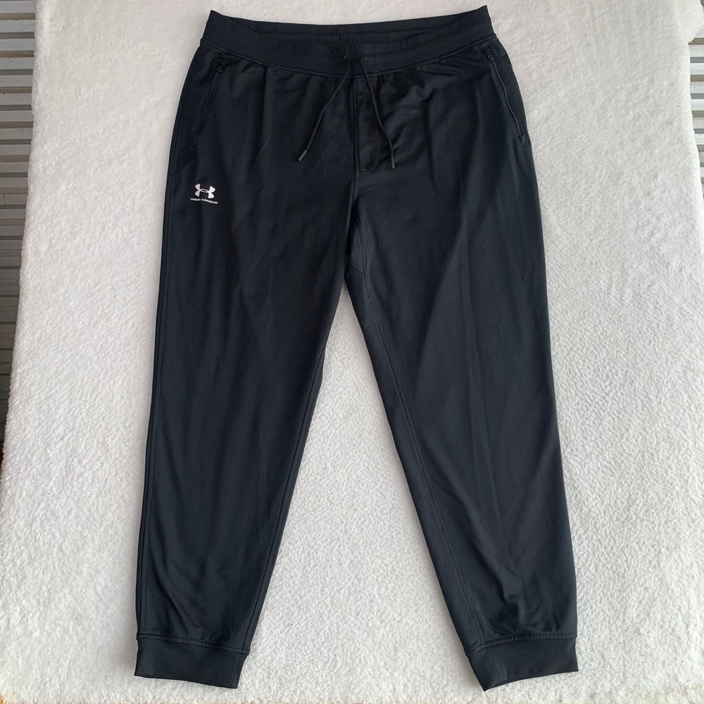 Under Armour ColdGear Loose Joggers Mens 2XL (39x30) Sweatpants Black 1290261